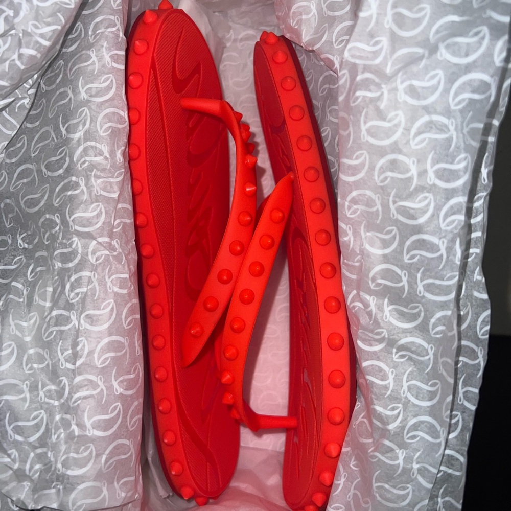 Christian Louboutin Rubber Flip Flops